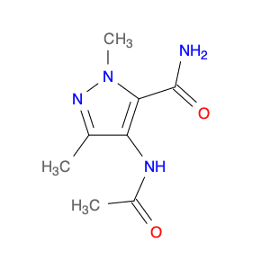 1H-Pyrazole-5-carboxamide, 4-(acetylamino)-1,3-dimethyl-