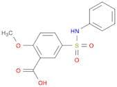 Benzoic acid, 2-methoxy-5-[(phenylamino)sulfonyl]-