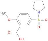 Benzoic acid,2-methoxy-5-(1-pyrrolidinylsulfonyl)-