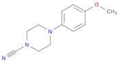 1-Piperazinecarbonitrile, 4-(4-methoxyphenyl)-