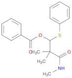 Propanamide, 3-(benzoyloxy)-N,2,2-trimethyl-3-(phenylthio)-