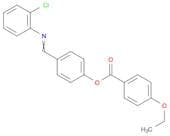 Benzoic acid, 4-ethoxy-, 4-[[(2-chlorophenyl)imino]methyl]phenyl ester