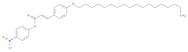2-Propenoic acid, 3-[4-(octadecyloxy)phenyl]-, 4-nitrophenyl ester, (E)-