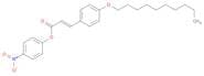 2-Propenoic acid, 3-[4-(decyloxy)phenyl]-, 4-nitrophenyl ester, (E)-