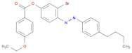 Benzoic acid, 4-ethoxy-, 3-bromo-4-[(4-butylphenyl)azo]phenyl ester