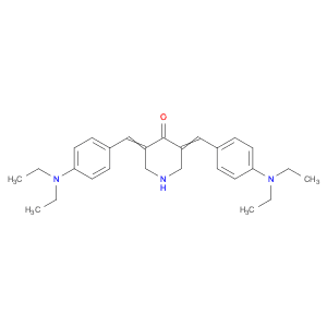 4-Piperidinone, 3,5-bis[[4-(diethylamino)phenyl]methylene]-