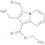 1-Indolizinecarboxylic acid, 2-ethyl-3-formyl-, ethyl ester