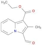 1-Indolizinecarboxylic acid, 3-formyl-2-methyl-, ethyl ester
