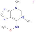 1H-Purinium, 6-(methoxyamino)-1,3-dimethyl-, iodide