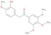Ethanone, 2-(3-hydroxy-4-methoxyphenyl)-1-(3,4,5-trimethoxyphenyl)-