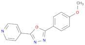 Pyridine, 4-[5-(4-methoxyphenyl)-1,3,4-oxadiazol-2-yl]-