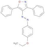 Isoxazole, 4-[(4-ethoxyphenyl)azo]-3,5-diphenyl-