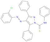 1H-Pyrazole-1-carbothioamide, 4-[(2-chlorophenyl)azo]-N,3,5-triphenyl-