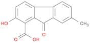 9H-Fluorene-1-carboxylic acid, 2-hydroxy-7-methyl-9-oxo-