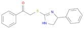Ethanone, 2-[(4,5-dihydro-4-phenyl-1H-imidazol-2-yl)thio]-1-phenyl-