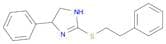 1H-Imidazole, 4,5-dihydro-4-phenyl-2-[(2-phenylethyl)thio]-