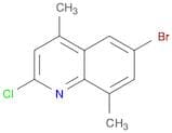 Quinoline, 6-bromo-2-chloro-4,8-dimethyl-
