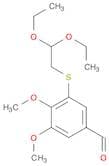 Benzaldehyde, 3-[(2,2-diethoxyethyl)thio]-4,5-dimethoxy-