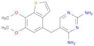 2,4-Pyrimidinediamine, 5-[(6,7-dimethoxybenzo[b]thien-4-yl)methyl]-