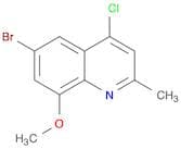 Quinoline, 6-bromo-4-chloro-8-methoxy-2-methyl-