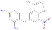 2,4-Pyrimidinediamine, 5-[(4-methyl-8-nitro-6-quinolinyl)methyl]-