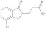 1H-Indene-2-propanoic acid, 4-chloro-2,3-dihydro-1-oxo-