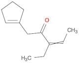 3-Penten-2-one, 1-(1-cyclopenten-1-yl)-3-ethyl-