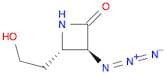 2-Azetidinone, 3-azido-4-(2-hydroxyethyl)-, trans-