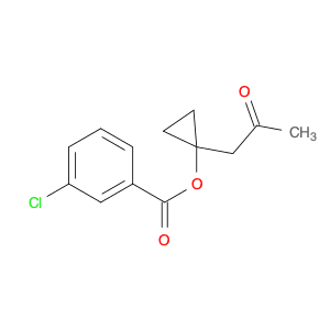 Benzoic acid, 3-chloro-, 1-(2-oxopropyl)cyclopropyl ester