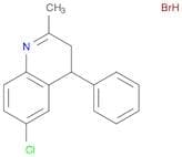 Quinoline, 6-chloro-3,4-dihydro-2-methyl-4-phenyl-, hydrobromide