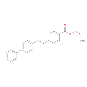 Benzoic acid, 4-[([1,1'-biphenyl]-4-ylmethylene)amino]-, propyl ester