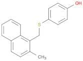 Phenol, 4-[[(2-methyl-1-naphthalenyl)methyl]thio]-