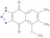 1H-Naphtho[2,3-d]triazole-4,9-dione, 6,7-dimethyl-5-(methylthio)-