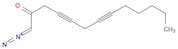 4,7-Tridecadiyn-2-one, 1-diazo-