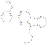 Benzamide, N-[3-(3-chloropropyl)-1-methyl-1H-indol-2-yl]-2-methoxy-