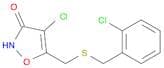 3(2H)-Isoxazolone, 4-chloro-5-[[[(2-chlorophenyl)methyl]thio]methyl]-