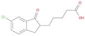 1H-Indene-2-pentanoic acid, 6-chloro-2,3-dihydro-1-oxo-