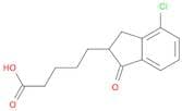 1H-Indene-2-pentanoic acid, 4-chloro-2,3-dihydro-1-oxo-