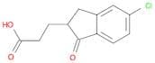 1H-Indene-2-propanoic acid, 5-chloro-2,3-dihydro-1-oxo-