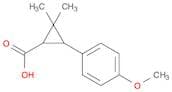 3-(4-methoxyphenyl)-2,2-dimethylcyclopropane-1-carboxylic acid