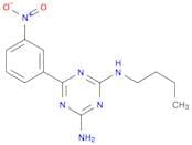 1,3,5-Triazine-2,4-diamine, N-butyl-6-(3-nitrophenyl)-