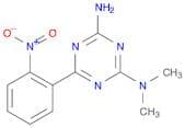 1,3,5-Triazine-2,4-diamine, N,N-dimethyl-6-(2-nitrophenyl)-