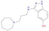 1H-Indazol-5-ol, 3-[[3-(hexahydro-1H-azepin-1-yl)propyl]amino]-