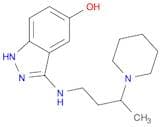 1H-Indazol-5-ol, 3-[[3-(1-piperidinyl)butyl]amino]-
