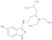 1H-Indazol-5-ol, 3-[[3-(diethylamino)-5-methylhexyl]amino]-