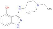 1H-Indazol-4-ol, 3-[[3-(diethylamino)propyl]amino]-