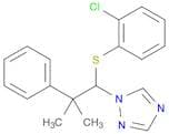 1H-1,2,4-Triazole, 1-[1-[(2-chlorophenyl)thio]-2-methyl-2-phenylpropyl]-