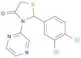 2-(3-(3,4-Dichlorophenyl)pyrazin-2-yl)thiazolidin-4-one