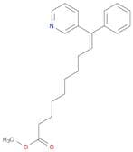 9-Decenoic acid, 10-phenyl-10-(3-pyridinyl)-, methyl ester, (Z)-