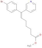 6-Heptenoic acid, 7-(4-bromophenyl)-7-(3-pyridinyl)-, methyl ester, (Z)-